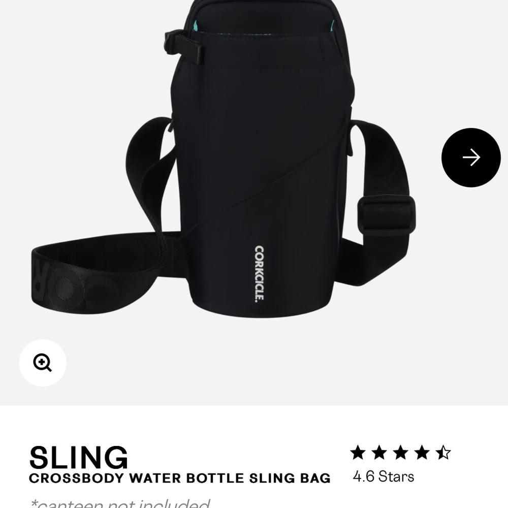 Corkcicle Sling bag. Never used, still in packaging.